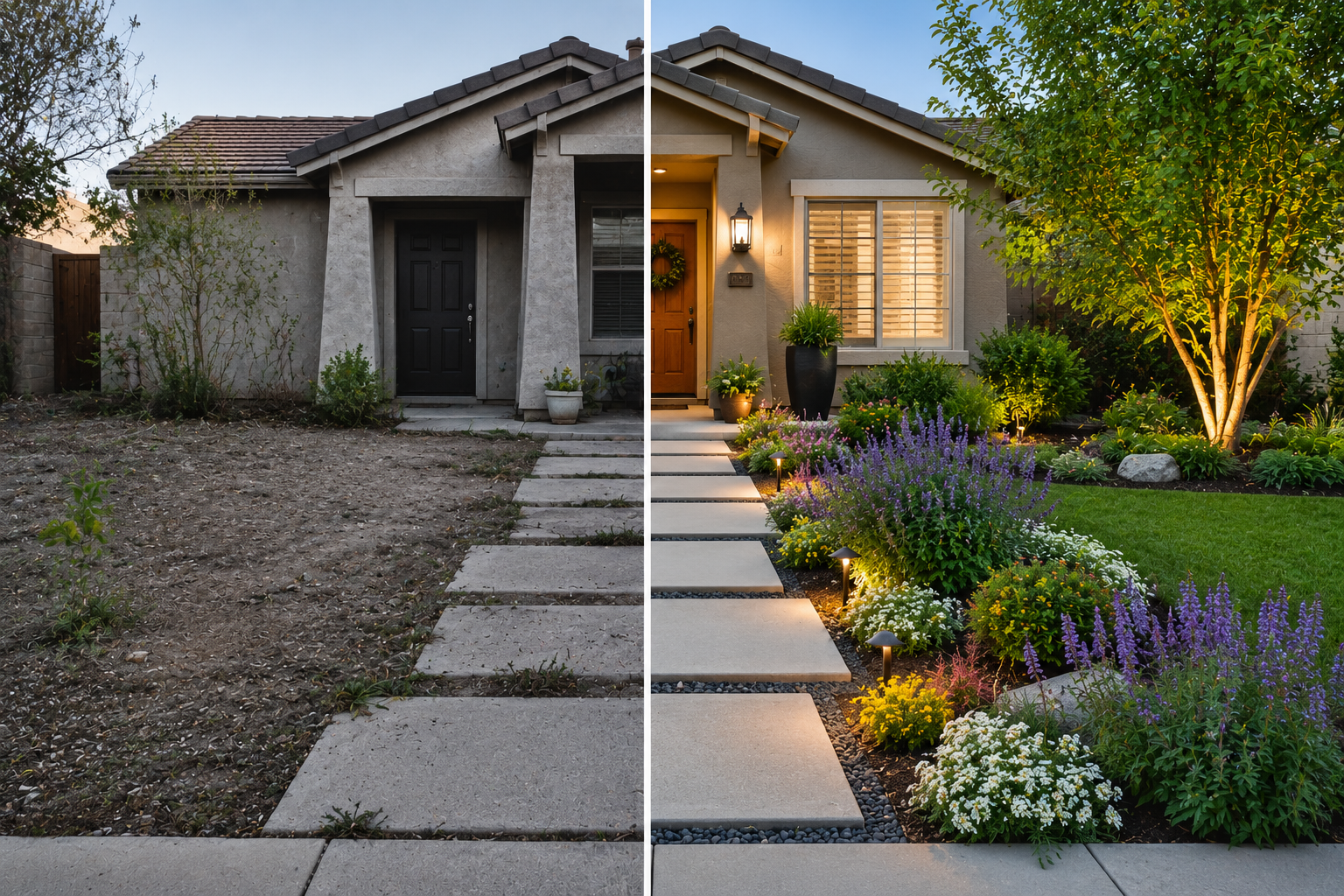 backyard transformation